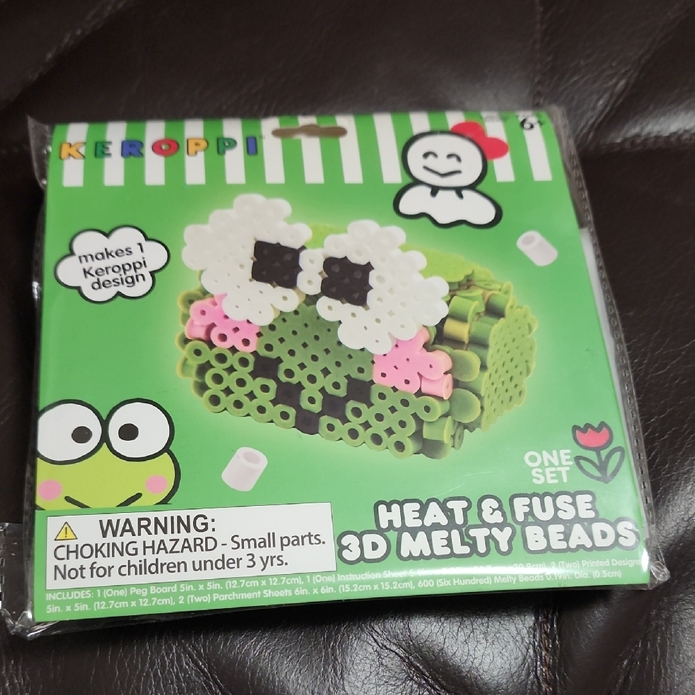 Brand New Saniro Keroppi 3D Melty Beads Set